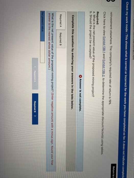 Mines, Ltd., of Namibia, is contemplating the purchase of equipment to exploit