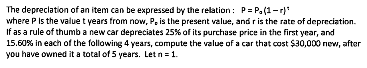 NEEDS TO BE WORKED OUT BY HAND NO EXCEL PLEASE THANK YOU!