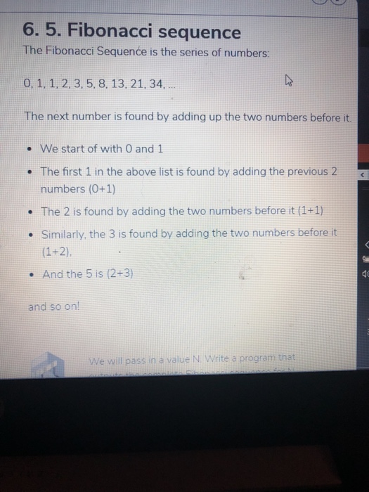 with a value N. You should calculate the sum of each value
