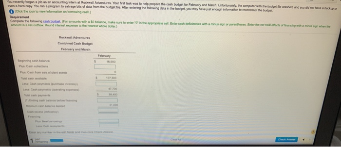  Y crashed and you did not have a backup e s