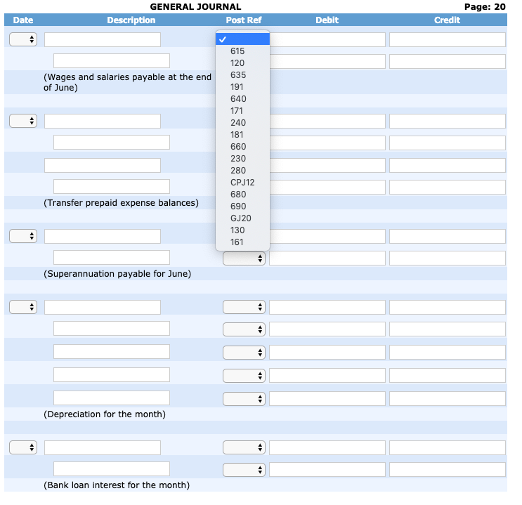 140 GST Paid (Outlays) 160 Buildings and Improvements (Cost) Bank Account 7,223.47