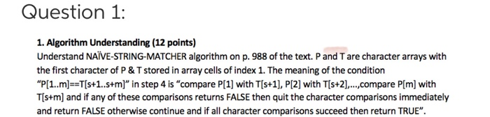 pg 988 4. Strategy & Algorithm Modification (5 points) The strategy of