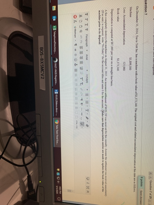  Wise. Question 7 of 29 Question 7 6 points Save Answer