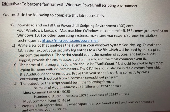  Language: PowerShell. I am using Windows so PowerShell came with is.