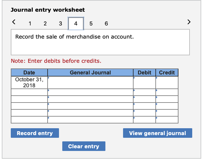 purchased merchandise on account for $52,000 on October 12, 2018. Terms of