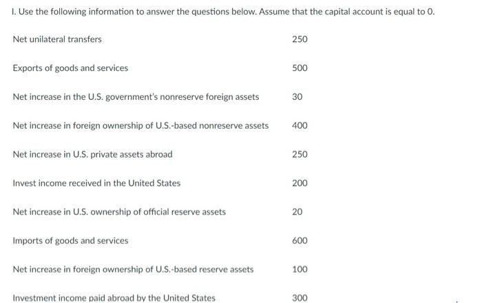 need asap please ... please answer the following questions with these information