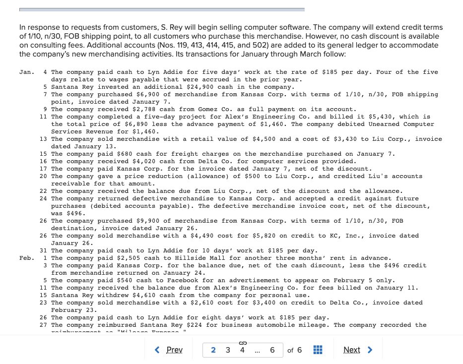 1, 2019. The company has been successful, and its list of customers