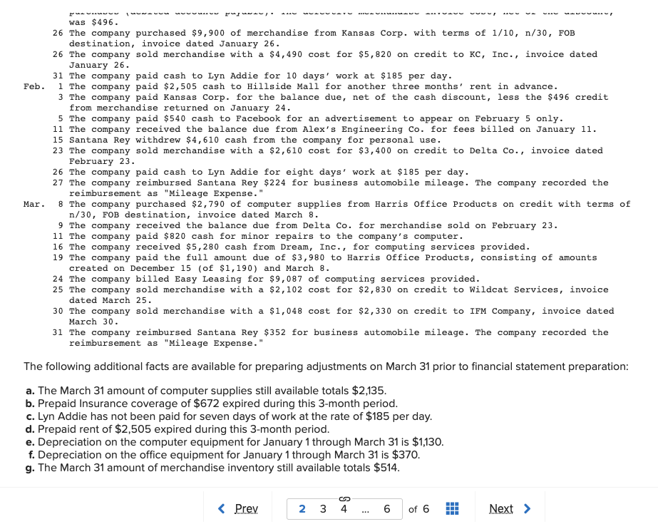 has grown. To accommodate the growth, the accounting system is modified to