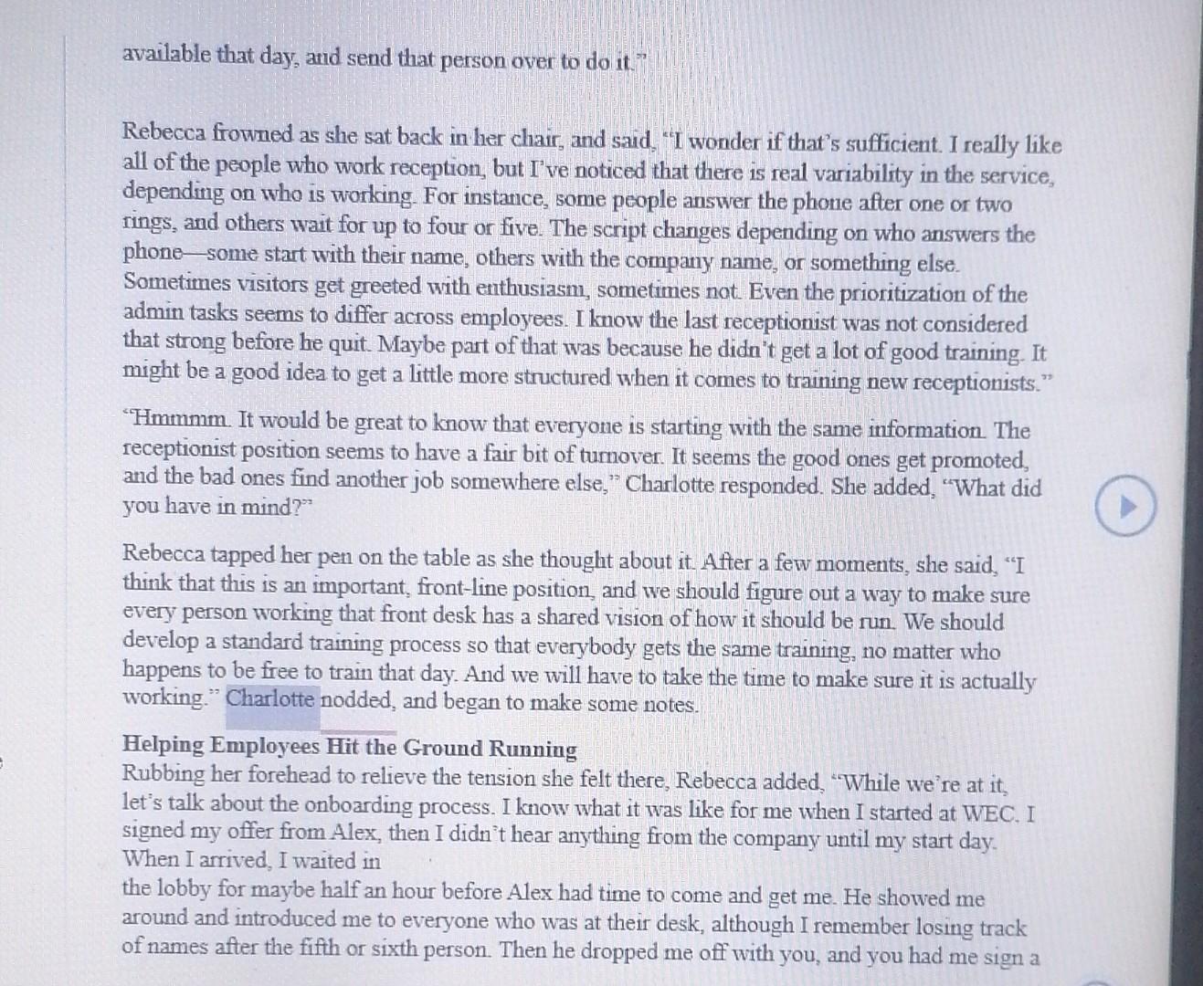tackle these issues Rebecca frowned as she sat back in her chair,