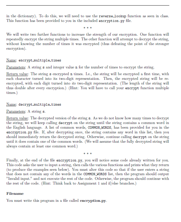 method of encryption in which each letter of a phrase is replaced