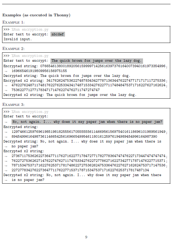 by a dierent letter or sequence of letters. The phrase can then