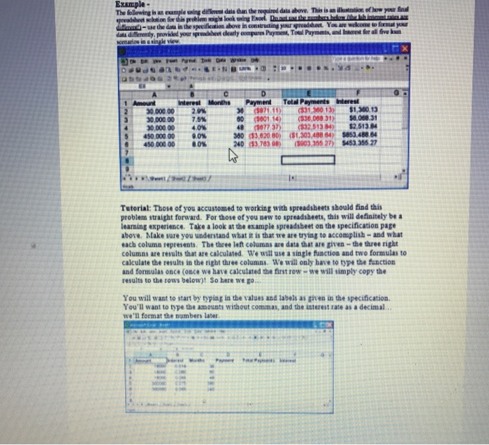 other spreadsbeet software to answer quantitative questions related to two different data-sets.