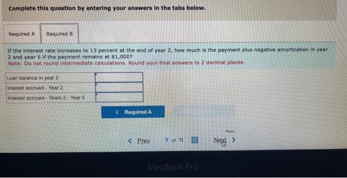 rate mortgage loan is made for $125,000 for a 30-year period at