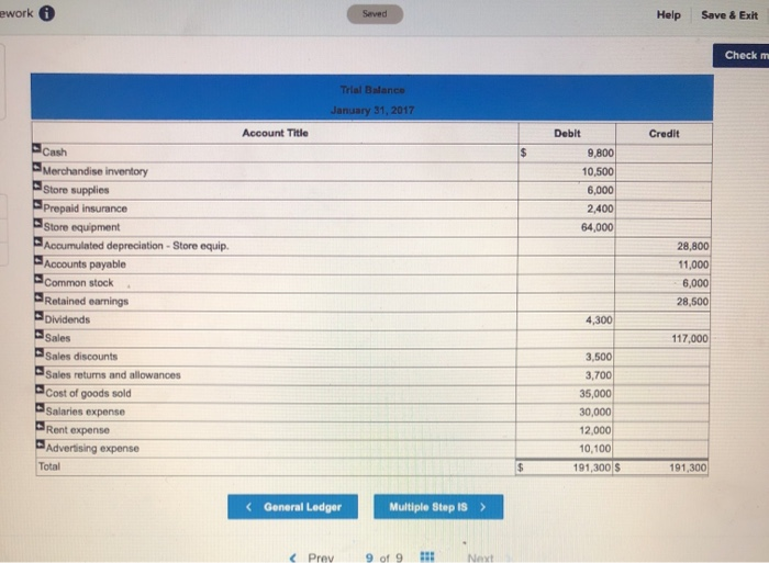 taken. It shows $9,870 of inventory is still available at fiscal year-end.