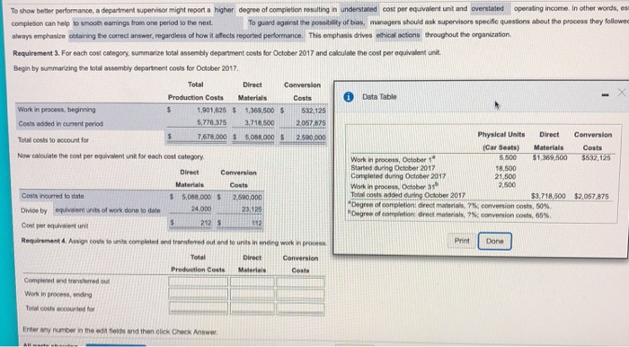  To show beter performance, a department supervisor might report a higher
