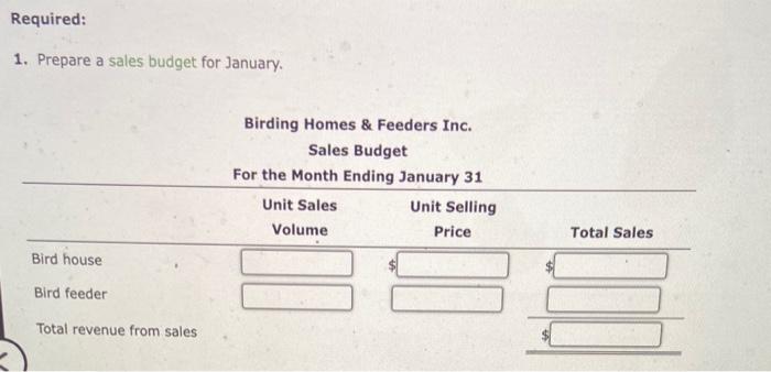 at $12 per hr. Bird Feeder: Fabrication Department 0.25hr. at $18 per