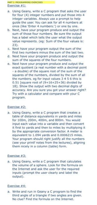 please Dr , Exercise 1 to 6 and also the part 2