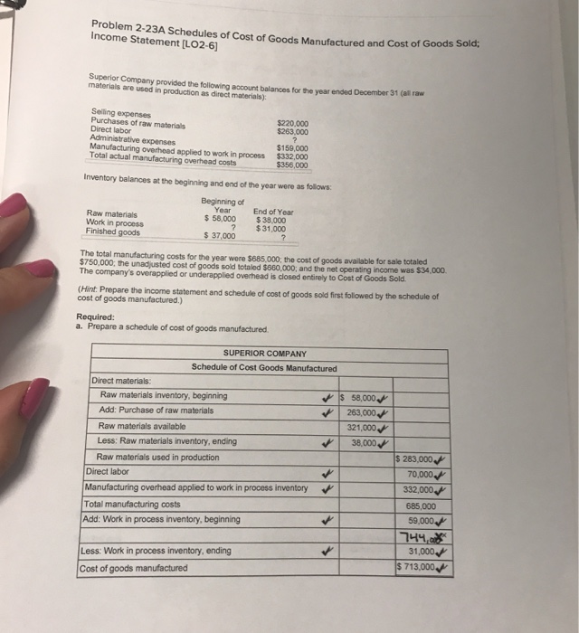 Project requirements below for Superior Company in comment section on CONNECT requirements
