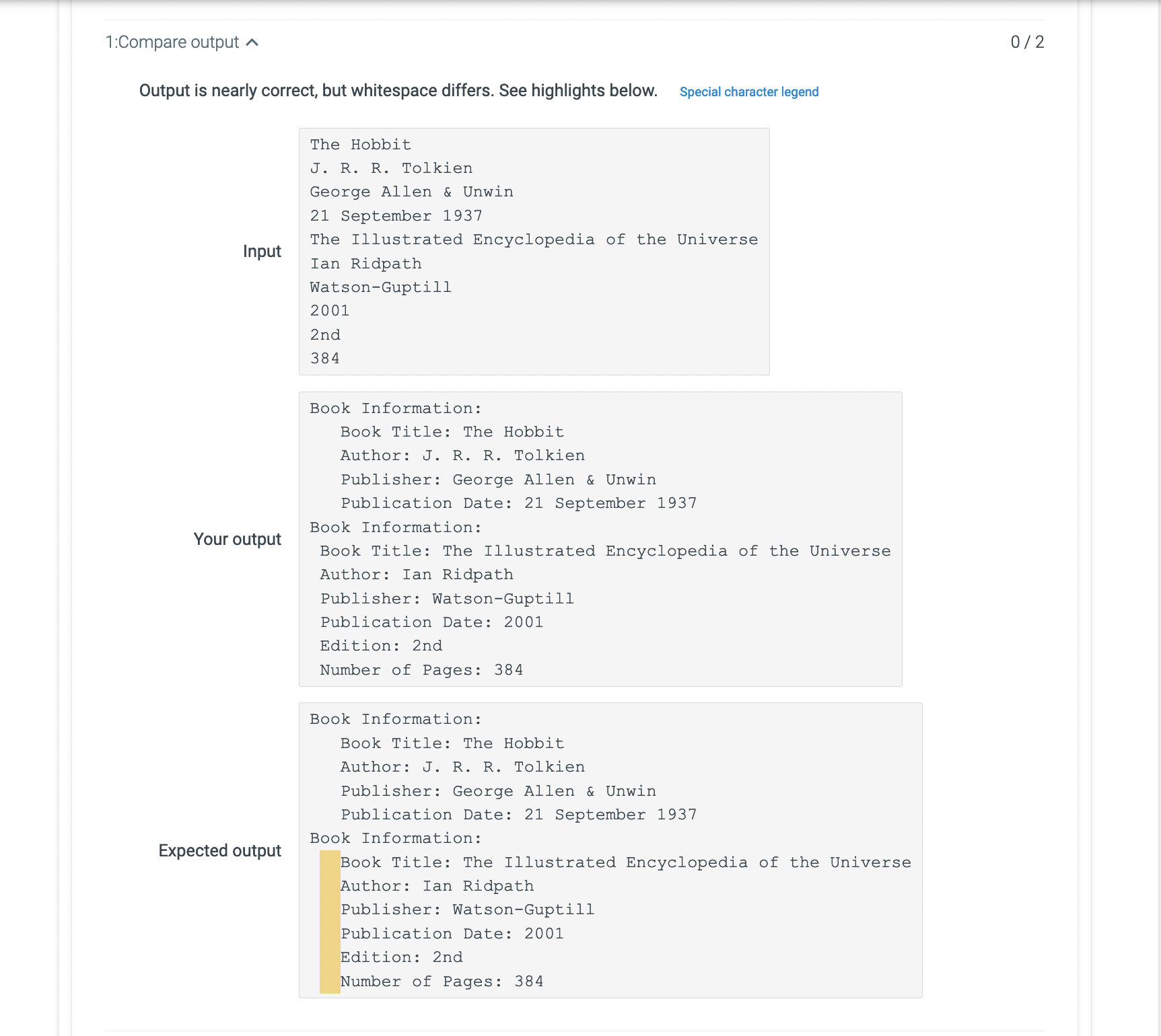 what mistakes Ive received. PS.this question is a little bit different than
