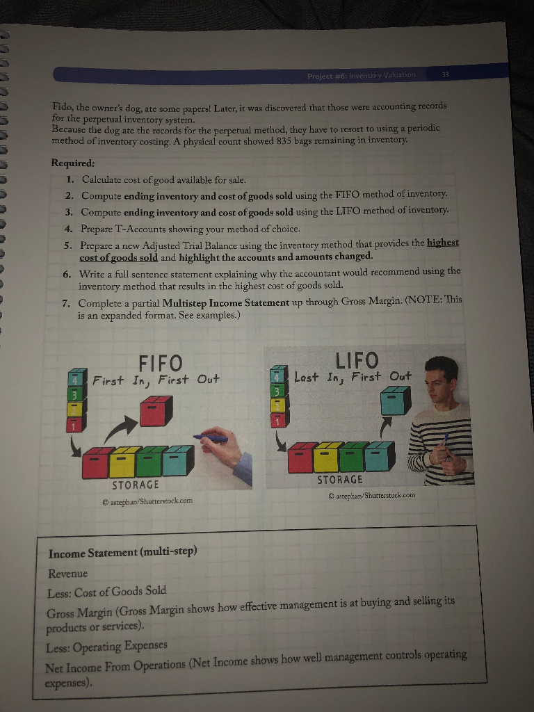 under two inventory costing assumption methods: First-In, First-Out (FIFO) and Last-In, First-Out