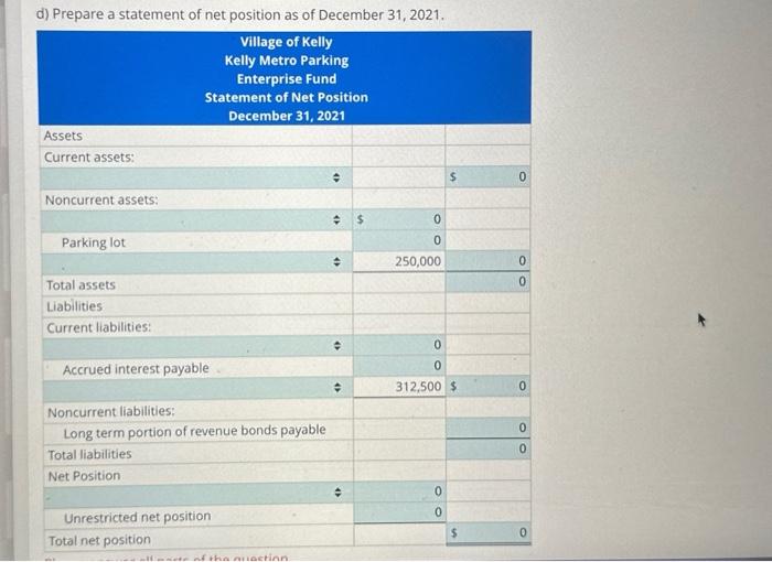 of magnitude (largest to smallest balances), debits first. Round any calculations to