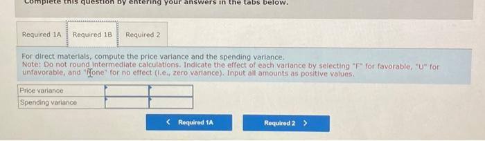 direct materials, compute the actual cost per foot of materials for March.