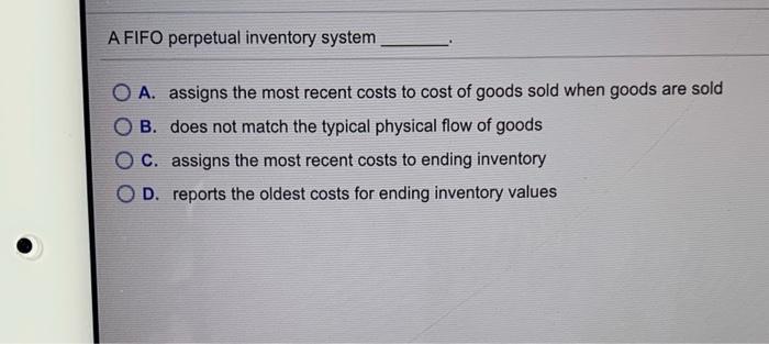 a gross margin that is A. higher than the weighted average method