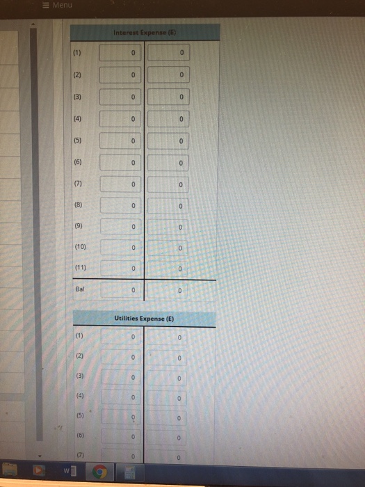 and Utilities Expense (1) Raised $3,500 cash through common stock issuance (2)