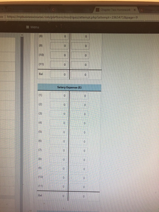 Paid $375 cash for December rent on its furnished office space. (3)