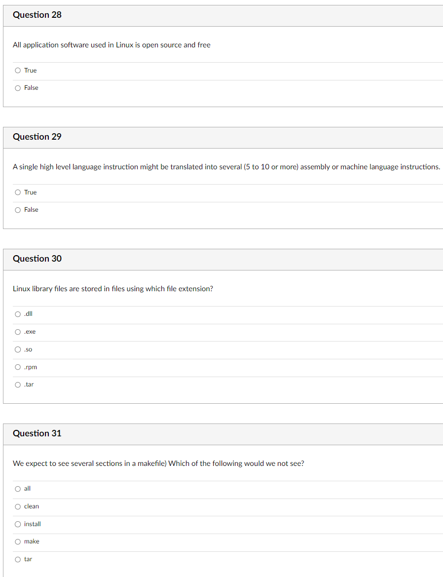 All application software used in Linux is open source and free