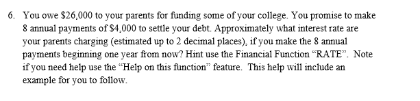 of money problems in a single Excel worksheet. You can round to