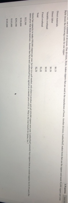 two projects. Project A Project B Initial investment $300,000 $210,000 Cash inflow