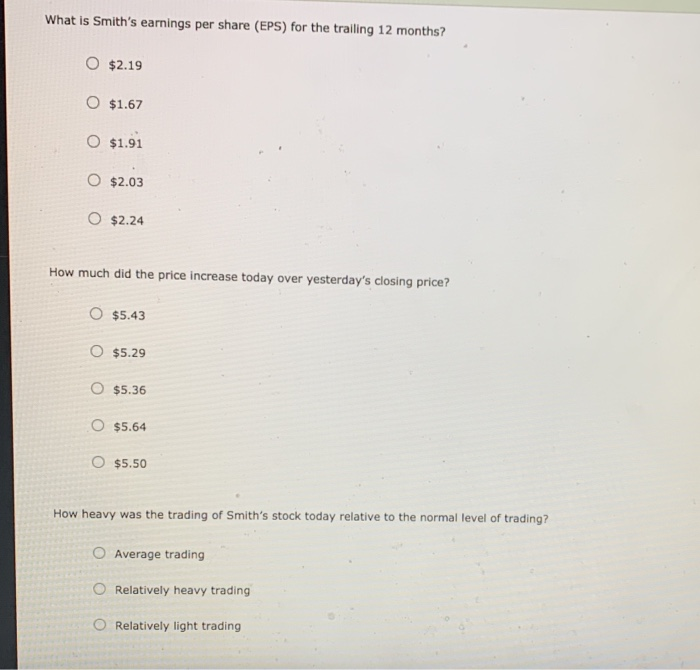 touted as a "hot" growth stock. You acquired the stock quote shown