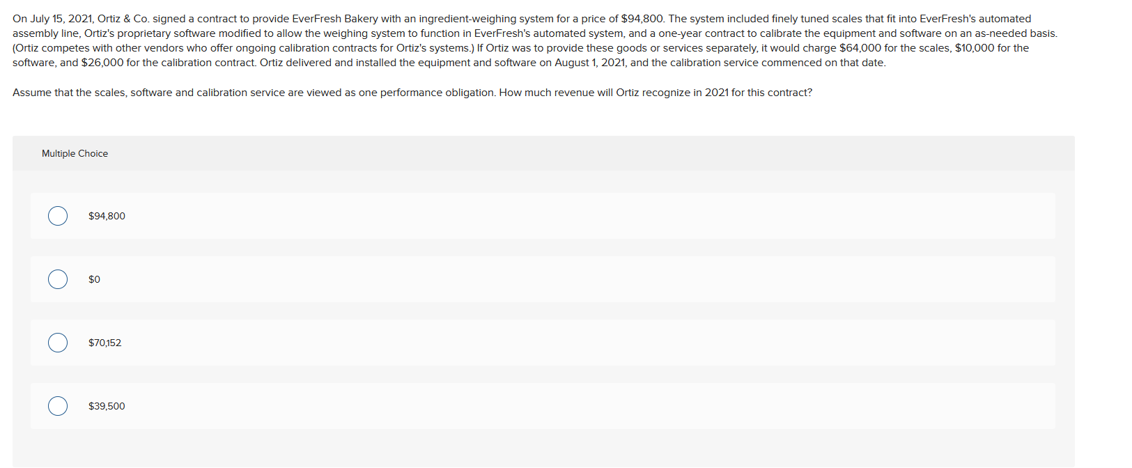  On July 15, 2021, Ortiz & Co. signed a contract to