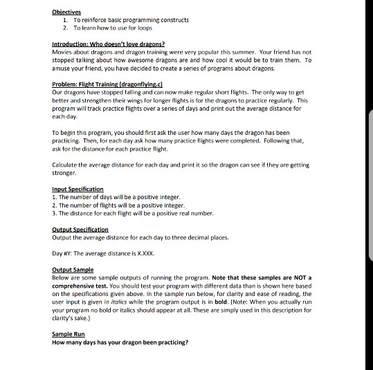  1. 2. To reinforce basic programming constructs To learn how to