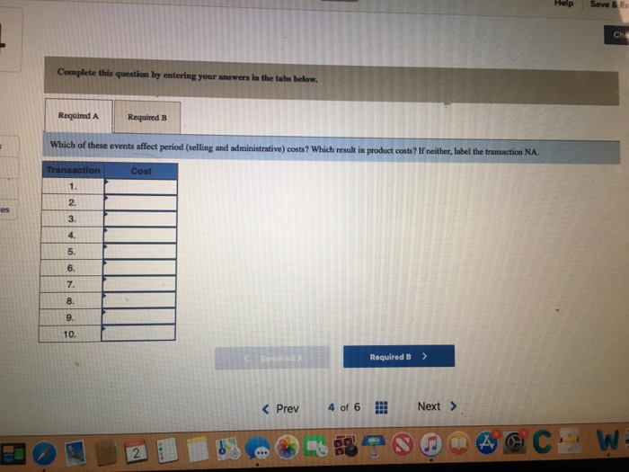 following events for the 2018 accounting period: 1. Acquired $95,000 cash from