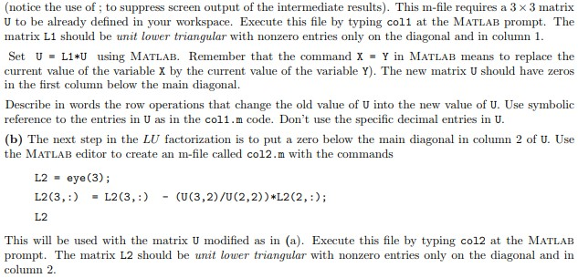 solution by LU decomposition of A. . The determinant of a square