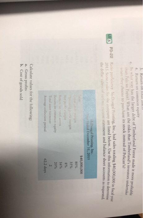  3. Return on towards 4. Return on common equity than Pelican