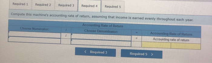 needs to buy a new machine at a $519,000 cost with an