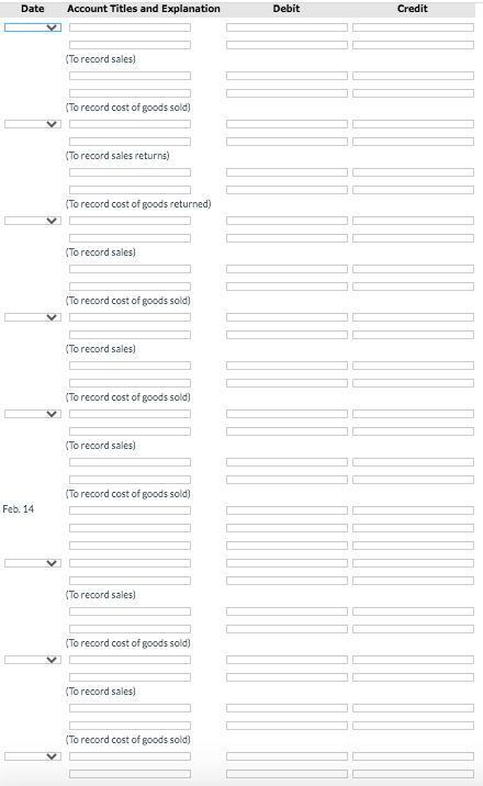 Selected transactions follow for Toy Co Sports Ltd. during the company's first