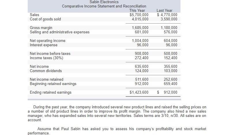 need help Paul Sabin organized Sabin Electronics 10 years ago to produce