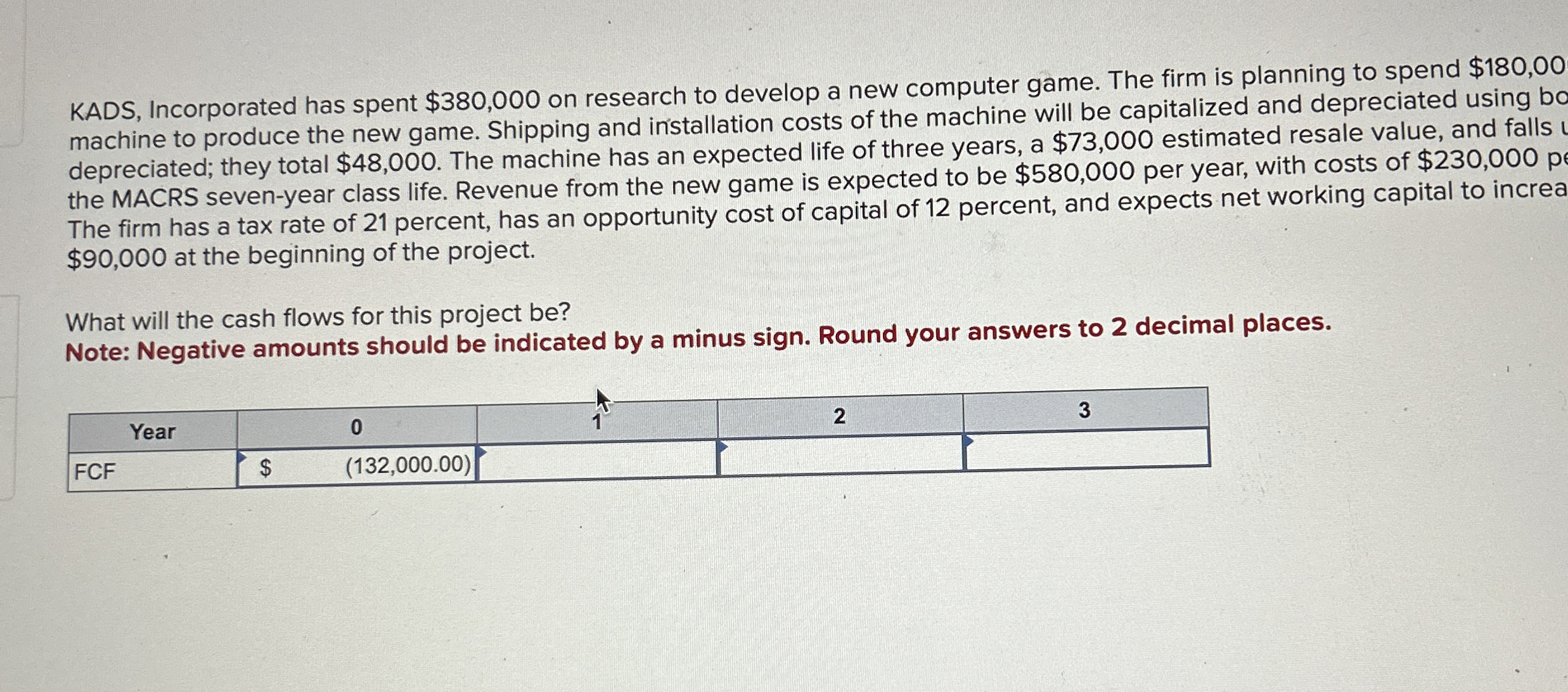  Steps for KADS, Incorporated has spent $380,000 on research to develop