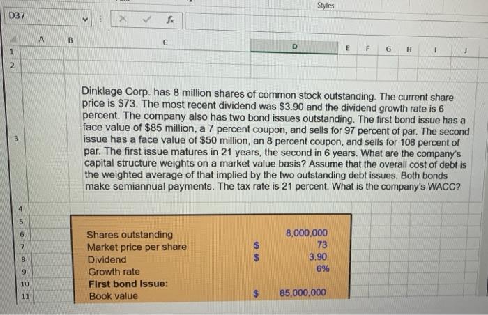 complete the following analysis. do not hard code values in your calculations.