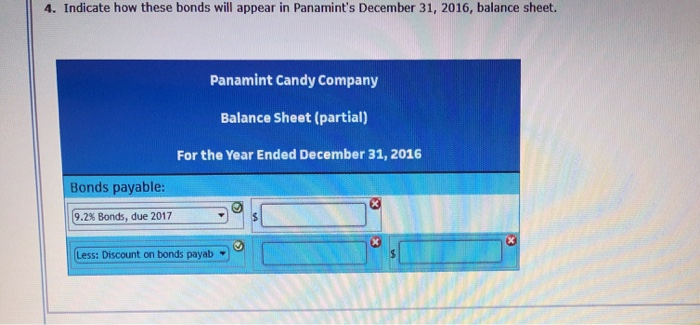 for $445,000 Cash Interest Discount Discount Carrying Period Payment Expense on Bonds