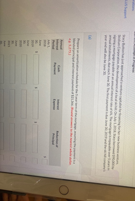  arations Uuellt Allempt in Progress LUS Support Stacy Button has just