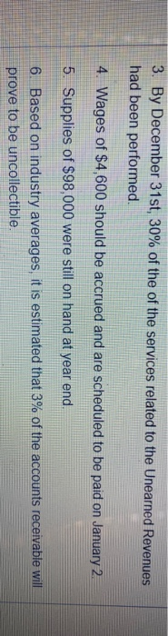 December 31st. It is in its first year of operations. As of