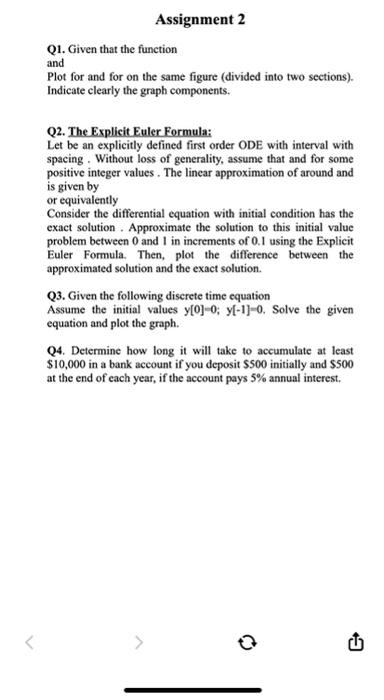  this assginment relate to mathlab any question can be answer would