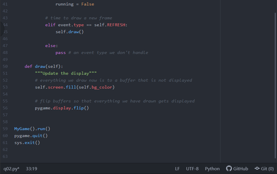 through the sequence black, red, green, blue, orange, yellow, brown. The background