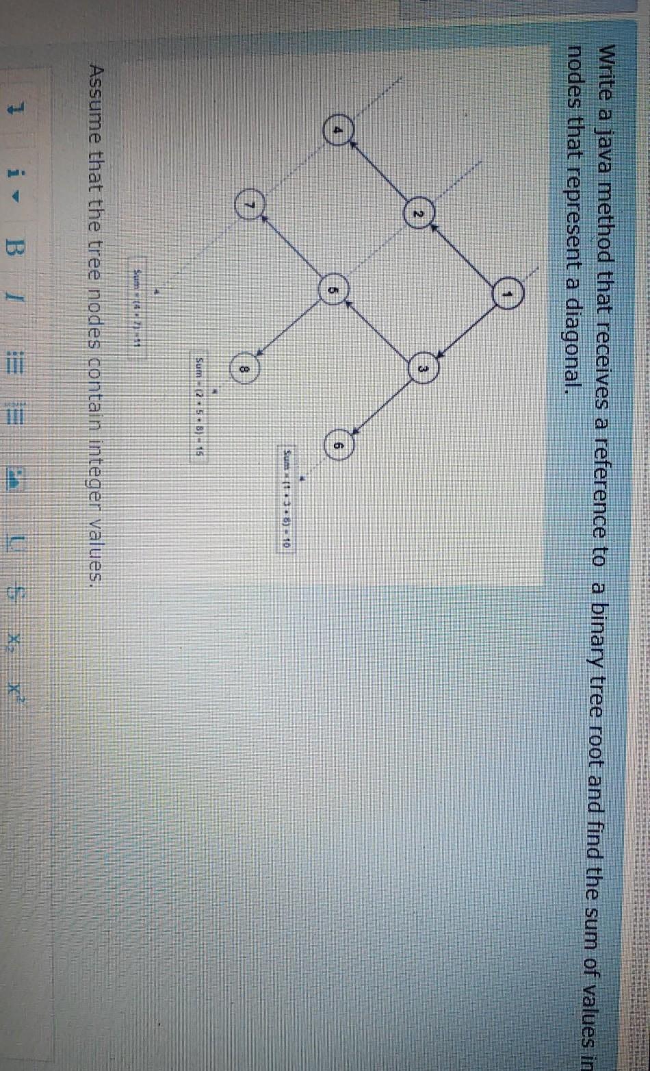  in java** Write a java method that receives a reference to