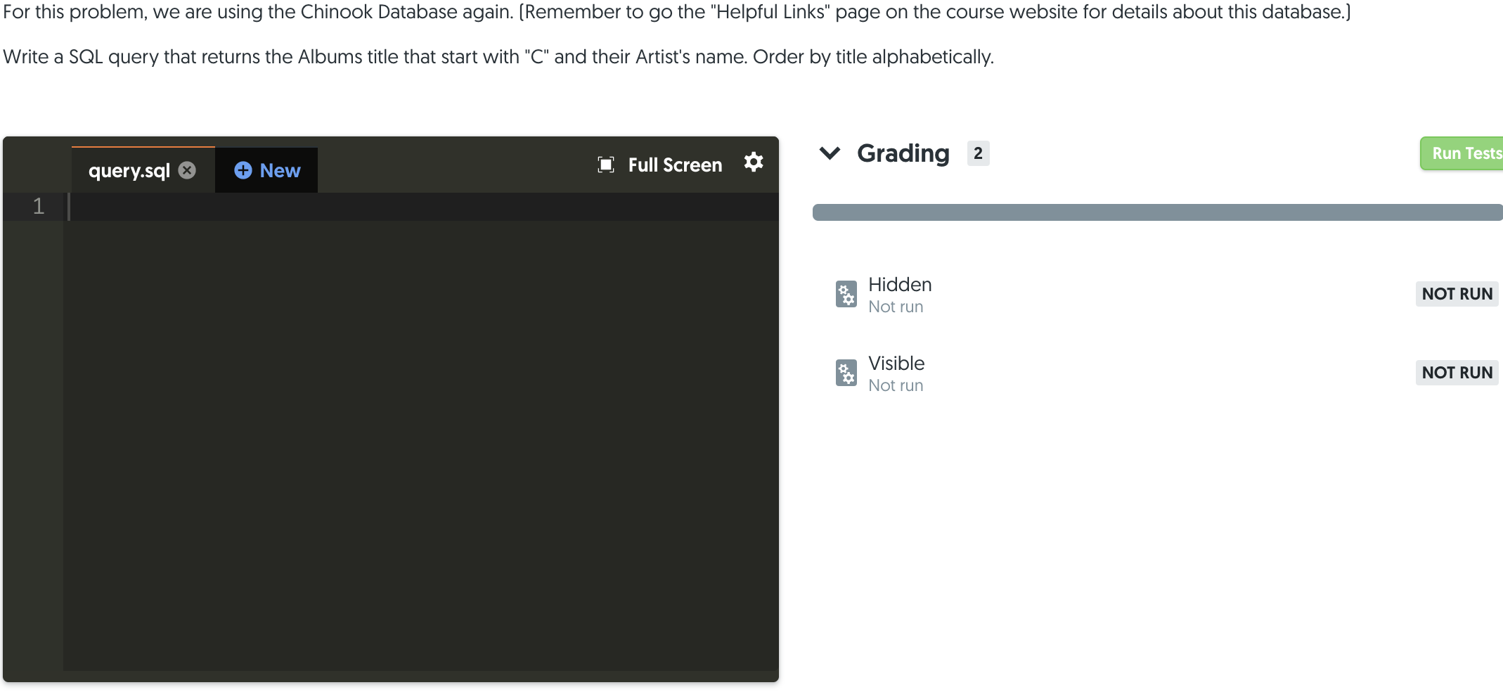  For this problem, we are using the Chinook Database again. (Remember